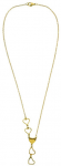 Emily Westwood Gold-plated pakabukas with hearts Celora Gold EWN260623G