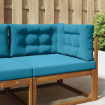Lauko sofa pagalvėlė 3 pcs Karali&scaron;ka mėlyna Poliesteris