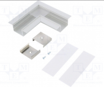 LED juostos profilio VARIO30-05 kampinis sujungimas 90 laipsnių, anoduotas