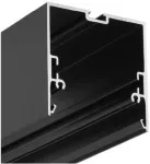 LED juostos profilis PHIL.V2, juodas, 2m