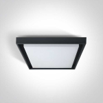 30W LED plafonas, antracito sp., 3000K, 67384A/AN/W