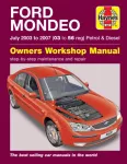 KNYGA Ford Mondeo Petrol & Diesel (July 03 - 07) Haynes Repair Manual