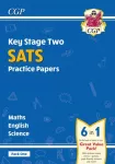 KNYGA Cgp Books KS2 Complete Year 6 SATS Practice Papers Pack 1: Science, Maths & English (for the 2026 tests)