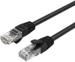 Orico PUG-C6 CAT6 1000Mbps RJ45 Ethernet tinklo kabelis interneto LAN apvalus 5m - Juodas