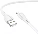 Borofone Kabelis BX121 Energy – USB į Micro USB – 2,4A 1 metras baltas