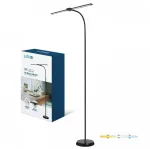 14W LED pastatomas &scaron;viestuvas TEILO 2, juodas, 3000/4000/6000K, dimeriuojamas