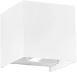 Sieninis &scaron;viestuvas 2x10W LED sieninis fasado &scaron;viestuvas ALFA, baltas, CCT, IP54