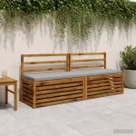 Suoliuko pagalvė SOEST 100% poliesteris Pilka 170 x 40 x 5 cm