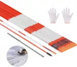 At&scaron;vaitiniai kelio žymekliai. 200 vnt.. &Phi;6.35x1200 mm. plieno smaigalys. įvažiavimams. aik&scaron;telėms