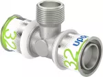 Uponor S-Press PLUS tri&scaron;akis su i&scaron;oriniu sriegiu 32-R3/4MT-32 (1070594)