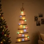 Kabantis Kalėdų medis 90 cm 30 LED Įvairių spalvų