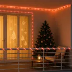 LED kalėdinė &scaron;viečianti žarna 1200 LED Raudona ir 50 m