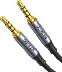 UGREEN AV183 3,5 mm lizdas &ndash; 3,5 mm lizdo kabelis, 3 m / juodas