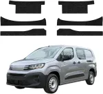 GrizzGlass Juoda techninė danga HeavyDuty Juodas slenksčiams, skirtiems Peugeot Partner (2018-2026) [6w1] (GRZ22667)
