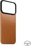 Dėklas Nomad magnetinė odinė nugarėlė, balno spalvos (Horween), MagSafe - iPhone 18 Pro/17 Pro