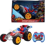 Jada Spider-Man zdalnie sterowany pojazd su funkcija strzelania pajęczynami RC Web Shooting Buggy 1:20