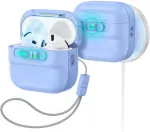 ESR Pulse HaloLock MagSafe dėklas Apple AirPods 4 / 5 - &scaron;viesiai mėlynas