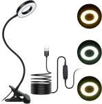 URAQT LED stalinė lempa su spaustuku, 48 LED, USB, 7 W, U4-TLH210325-FBA
