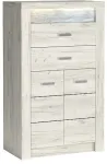 TV staliukas INDIANAPOLIS komoda I6 kraft balta