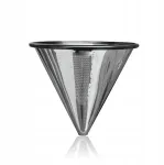 Virdulys Kavos sietelis kūgio formos, kavos filtras, vienkartinis dripperis, nerūdijantis plienas