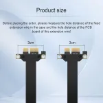 Pcie 1x prailginimo laidas: 52 cm, tiesioginis sujungimas