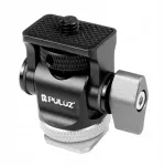Objektyvas Puluz Mini trikojis su rutuline galvute, 1/4" sraigtas, 360 laipsnių pasukamas hot shoe adapteris