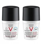 Vichy Homme roll-on antiperspirantas nuo dėmių ant drabužių, 48 val. - 2x50ml