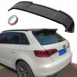 Spoileris audi a3 s3 8v 5 door 2014-2020 rs style juodas blizgus lotka daszek