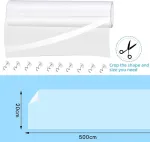 Katės apsauga nuo draskymo, 20 cm x 5 m apsauga nuo draskymo sofa katei, skaidrus apsauginis draskymo padėklas baldams, katės baldų apsauga, draskymo padėklai su 50 vinių sofai, skirti sofos durų stalui