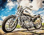 Artcity Pie&scaron;imas pagal skaičius Motociklas Paveikslas Pie&scaron;imui Pagal Skaičius 40x50 Artnapi