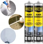 Universalus bespalvis silikonas Distyk, atsparus vandeniui, 280 ml