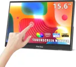 Pisichen ne&scaron;iojamas jutiklinis monitorius, 15.6 colių fhd 1080p hdr usb-c su dvigubais garsiakalbiais, i&scaron;orinis hdmi type-c jungtis, skirta pc telefonui XBOX ps4/5 switch