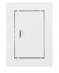 Korbi Kobe revizinės durelės 10x15 metalinės baltos