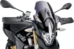 Puig 4947f priekinis stiklas aprilia dorsoduro 750 2008-2014/ dorsoduro 1200 2011-2014, tamsiai rūkytas, vidutinis