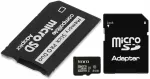 Imro Atminties kortelė 8gb su Sd adapteriu + Memory Stick Pro Duo adapteris Psp