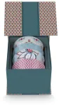 Porcelianinių dubenėlių rinkinys Pip Studio, pilk&scaron;vai mėlynas su gėlėmis, 12 cm