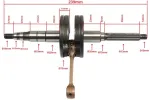 Other Alkūninio veleno APRILIA 50 BENELLI BETA MALAGUTI MBK YAMAHA PIN 10mm