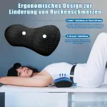 Ergonomi&scaron;ka juosmens atrama i&scaron; atminties putų su dirželiais