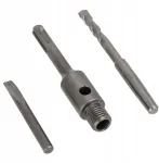 Centrinis grąžtas 8x120 stalco + adapteris skylės pjūklui sds+