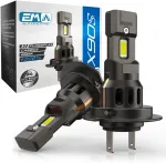 Automax 2x Led H7 automobilinė lemputė Csp Canbus 6000k 12v 35w lengvas montavimas 1:1
