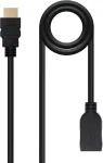 Brightium Hdmi 2.0 ilginimo kabelis 3.0m A/m-a/h juodas, skirtas vaizdo ir garso jungtims tarp suderinamų įrenginių prailginti