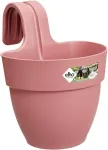 Elho Vibia Campana Easy Hanger S 21 vazonas balkonui ir laukui, skersmuo 20,5 x auk&scaron;tis 26,5 cm, rožinis / pudros rožinis