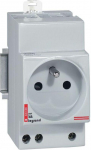 Legrand Modulio lizdas 2P + Z 16A 250V G380 004280 bėgiams