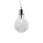 Pakabinamas &scaron;viestuvas Ideal Lux Suspended lamp with 1 light LUCE MAX, E27, transparent