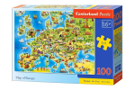 Castorland Dėlionė 100 vnt. - Europos žemėlapis