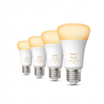 Philips Hue WA 6W A60 E27, 4vnt pakuotė | E27 | 6 W | &Scaron;iltas Baltas 2200-6500K | Bluetooth ir Zigbee