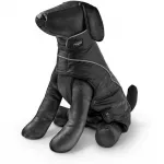 Pelė Rogz Snowskin Bone juoda striukė 25cm