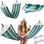 Verk Group Sodo hamakas su mediniu rėmu 200x80 cm