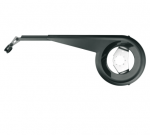 Grandinės apsauga SKS Chainbow 38T single su laikikliu juodas