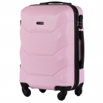Kelioninis Mažas ružavas (pink) lagaminas Wings TD147 xs (rankiniam bagažui)